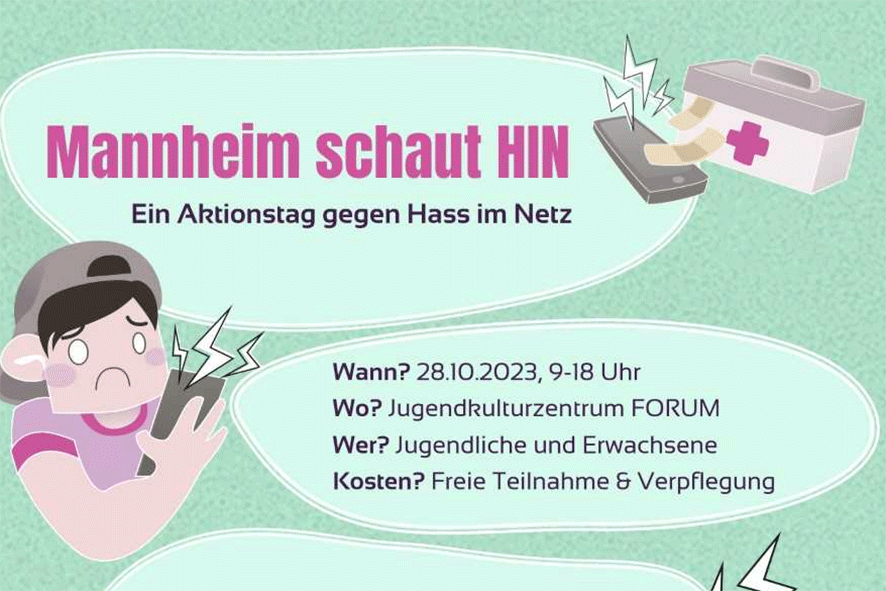 Mannheim schaut HiN – gegen Hass im Netz!